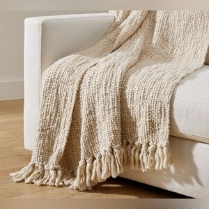 Pottery Barn Textured Basketweave Knit
Throw